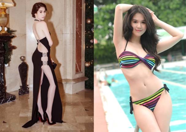 Trước đó, khi chưa có được địa vị như bây giờ, Ngọc Trinh rất chăm chỉ cởi đồ.