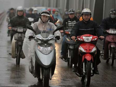 Miền Bắc chìm trong mưa rét, có nơi dưới 12 độ C