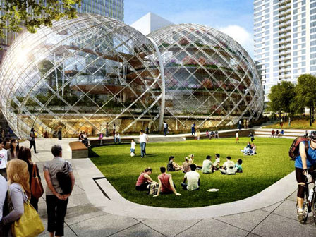 Trụ sở của Amazon, Apple, Facebook và Google: Ai 'hoành tráng' hơn?