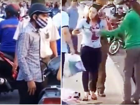 Thanh niên vung dao chém xối xả vào nữ công nhân