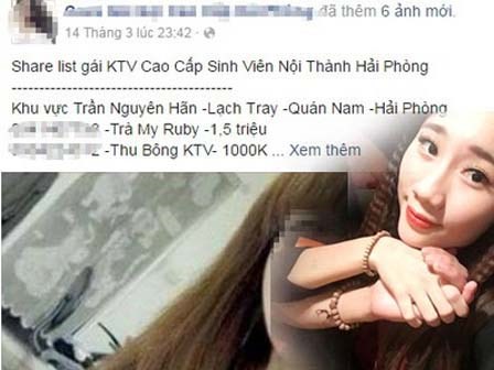 Triệt phá đường dây bán dâm