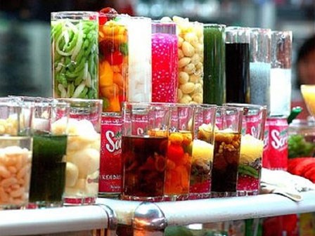 Cẩn trọng với món chè nhiều màu