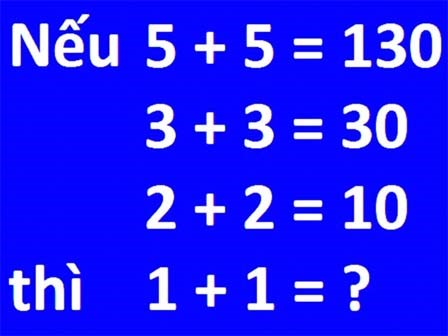 Bài toán đơn giản nhiều người sai