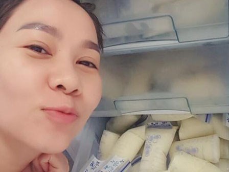 Những 'tủ lạnh sữa mẹ' của sao Việt khiến dân tình ngưỡng mộ