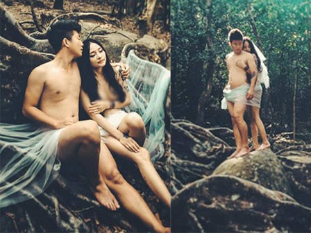 Người trong cuộc tiết lộ về bộ ảnh cưới nude bị “ném đá” vì quá sốc