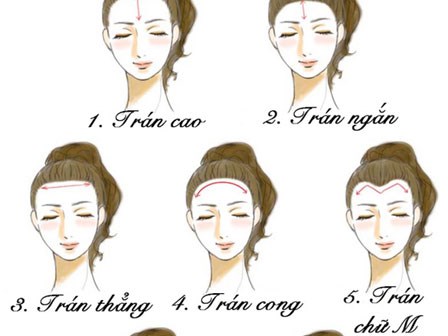 Kích cỡ của trán nói gì về cá tính của bạn?
