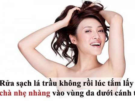 Tạm biệt mùi hôi nách khó chịu ngày hè