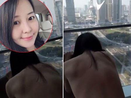 Nổi như cồn vì lộ clip sex trong khách sạn nhìn ra tòa tháp nổi tiếng Thượng Hải