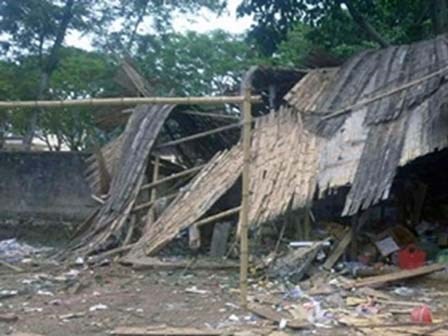 Nam thanh niên chích heroin rồi ôm mìn vào phòng riêng kích nổ