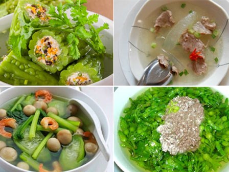 Những món canh giúp giải nhiệt ngày nắng nóng