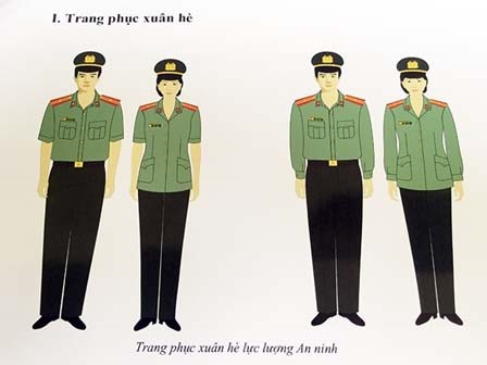 Thống nhất sử dụng trang phục CAND mẫu cải tiến từ 6-6-2016