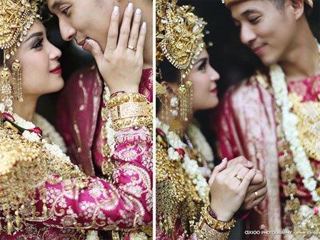 Đám cưới 'dát' vàng của tài tử điển trai nhất Indonesia