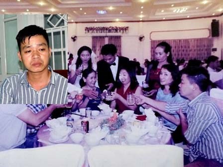 Tấm ảnh cưới tố vị khách không mời là kẻ chuyên ăn trộm