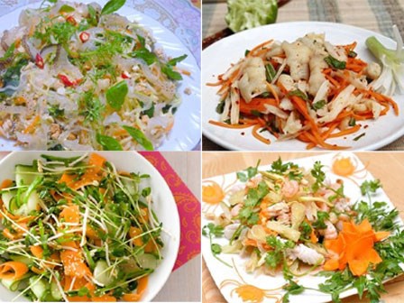 Những món nộm siêu ngon không thể bỏ qua vào ngày oi bức