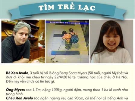 Người mẹ nhờ cư dân mạng tìm tung tích con gái bị cha ngoại quốc đưa đi khỏi trường