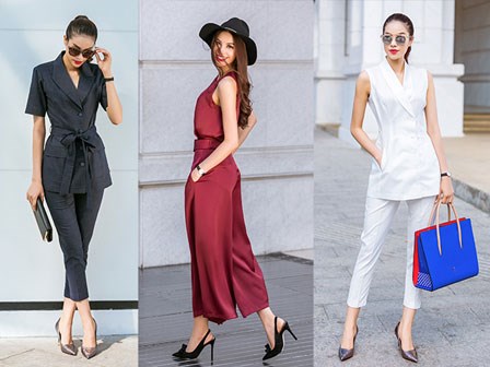 Phạm Hương gợi ý thời trang công sở đẹp từng centimet