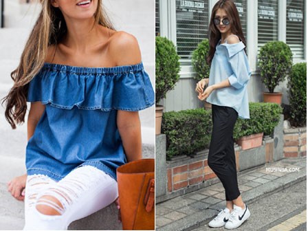 Street style tuần qua: Áo trễ vai lên ngôi, xứng danh item số 1 của mùa hè