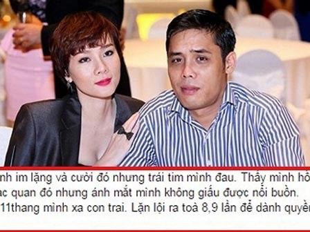 Dương Yến Ngọc 'cầu xin' chồng cũ trả lại con trai
