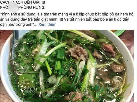 Đắng lòng với bát phở 
