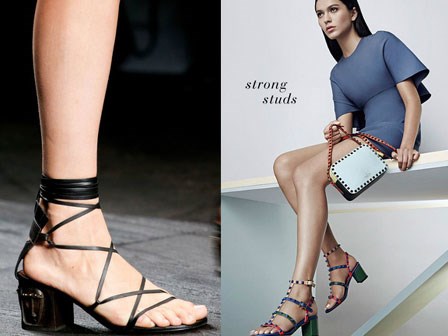 Giày/sandals đế vừa thô vừa thấp, phải sắm ngay