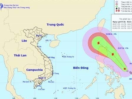 Ngày mai, áp thấp nhiệt đới có thể mạnh thành bão