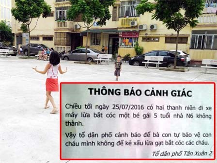 Cháu bé 5 tuổi khóc lóc, hoảng sợ kể chuyện bị bắt cóc hụt