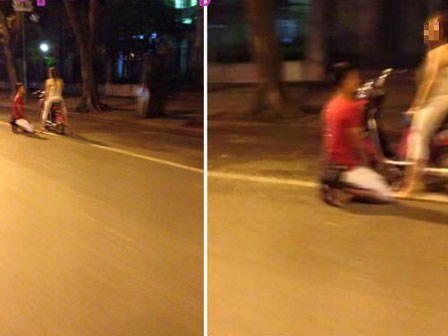 Chàng trai quỳ gối trước bạn gái trong đêm: Xấu chàng hổ ai?