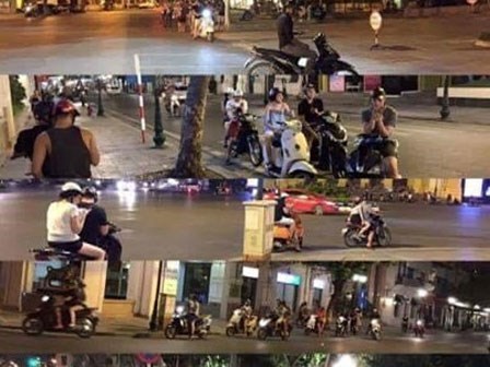 1h sáng thanh niên vẫn tấp nập đi bắt Pokemon ở Hà Nội