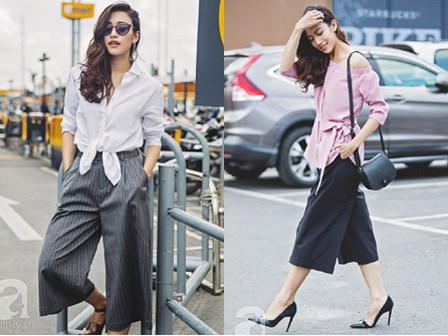 Loạt ý tưởng diện quần culottes thật thời thượng cho mùa thu này