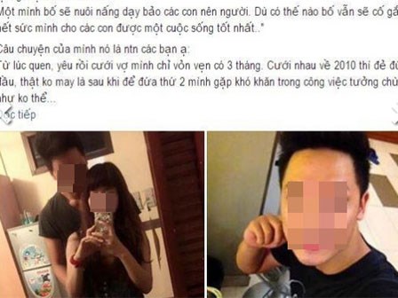 Chồng lên mạng