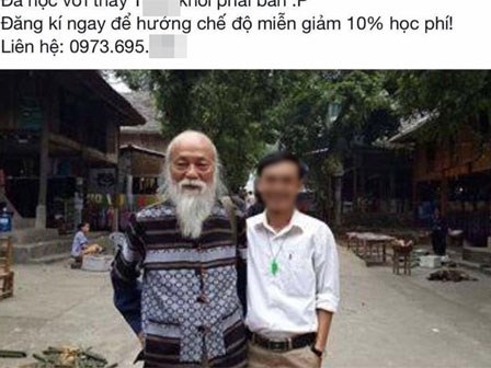 Con gái GS. Văn Như Cương bức xúc vì hình ảnh bố mình bị lợi dụng quảng cáo cho gia sư