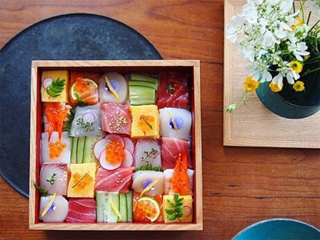 Dân mạng sốt với Mosaic sushi đẹp như tranh vẽ đến từ Nhật Bản