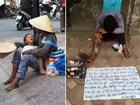 Sự thật ghê gớm sau “nghề ăn xin” khiến người hảo tâm đau lòng, bức xúc