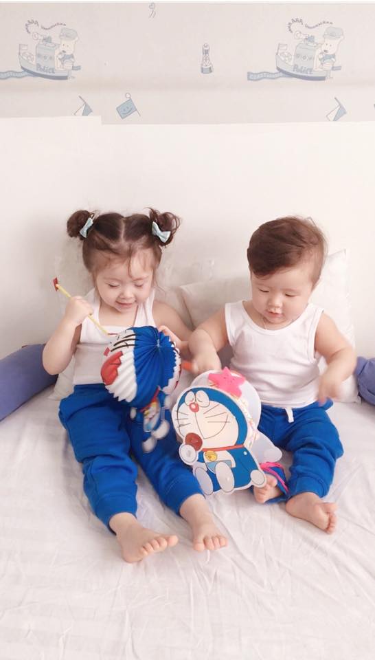 Elly Trần khoe Mộc Trà đã biết bảo vệ em