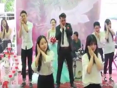 Đám cưới làng quê: Chú rể quẩy nhiệt tình ngày rước nàng về dinh