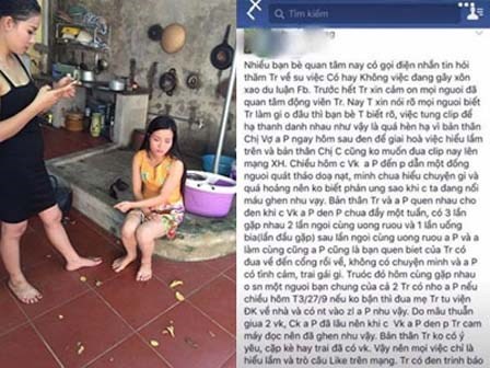 Chồng đánh vợ bảo vệ người tình: Nữ chính phủ nhận chuyện ngoại tình