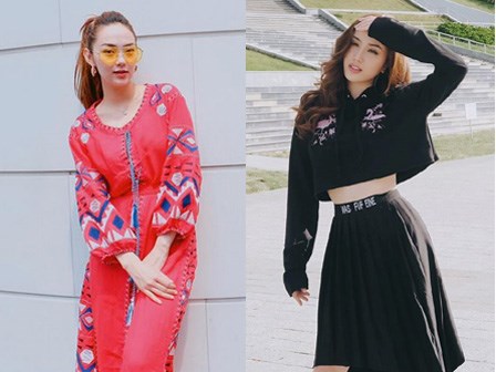 Sao Việt 'bùng cơn sốt' váy áo họa tiết mùa thu