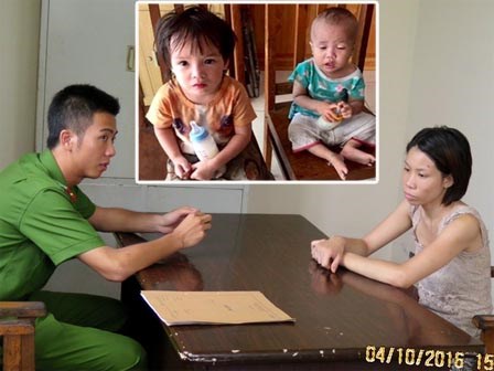 Mẹ của 2 cháu bé bị bỏ rơi là đối tượng bị bắt truy nã vì trốn thi hành án