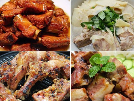 Trổ tài vào bếp với những món ngon không ngờ từ sườn heo