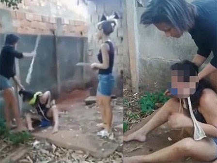 4 nữ sinh Brazil đào hố chôn sống tình địch và tra tấn suốt 4 giờ liên tục