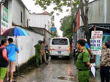 Bình chữa cháy nổ như bom ở Sài Gòn, một người chết tại chỗ