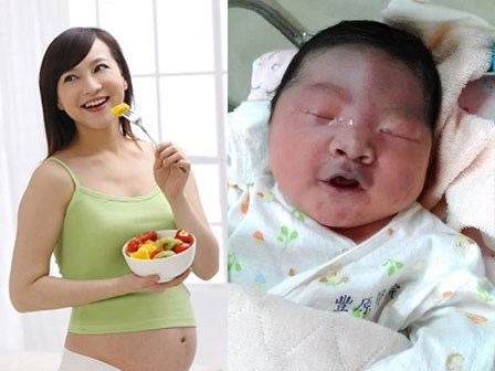 Sinh con ra mặt mũi thâm tím mới giật mình vì đã ăn uống sai lầm trong suốt thai kỳ