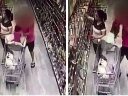 Cảnh báo: Đi siêu thị, trẻ em cũng dễ dàng bị bắt cóc khi bố mẹ mải mua sắm thế này đây