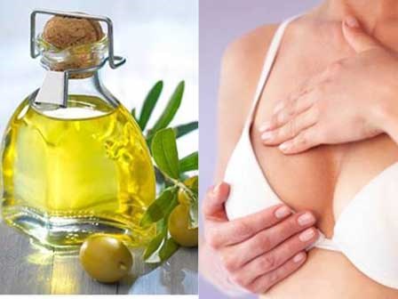 Trộn dầu oliu với mật ong rồi thoa lên, ngực cứ thế nở nang, căng đầy