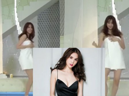 Ngọc Trinh gây sốc livestream khi chỉ quấn khăn tắm và...