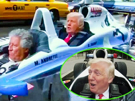 Video Donald Trump đi làm bằng xe đua F1 300km/h 'gây bão' mạng