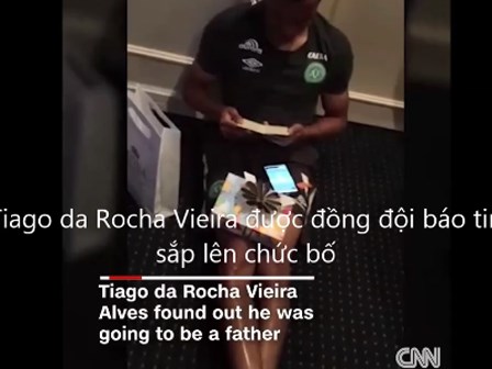 Nạn nhân thảm kịch Chapecoense mới nhận tin sắp làm bố