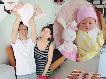 Phan Như Thảo lần đầu khoe rõ mặt con gái