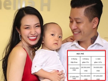 Ai cũng bất ngờ với học phí của con trai Tuấn Hưng dù mới hơn 2 tuổi