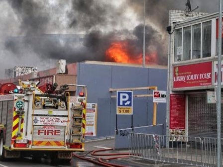 Cháy chợ người Việt ở Footscray, tây Melbourne, Úc